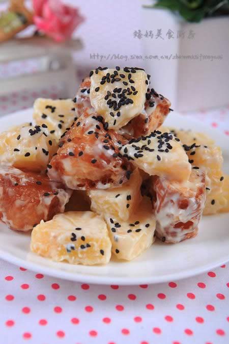 菠萝油条虾的做法