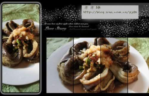 蒜蓉拌茄子的做法