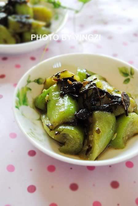 榄菜丝瓜的做法