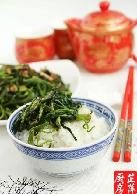 豆豉蒜蓉空心菜的做法