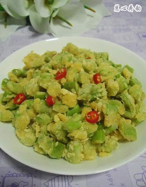 山西小吃四季豆谷垒的做法