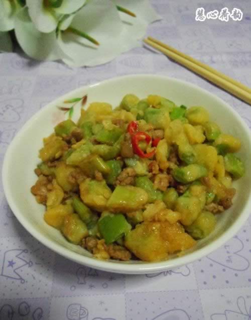 山西小吃四季豆谷垒的做法