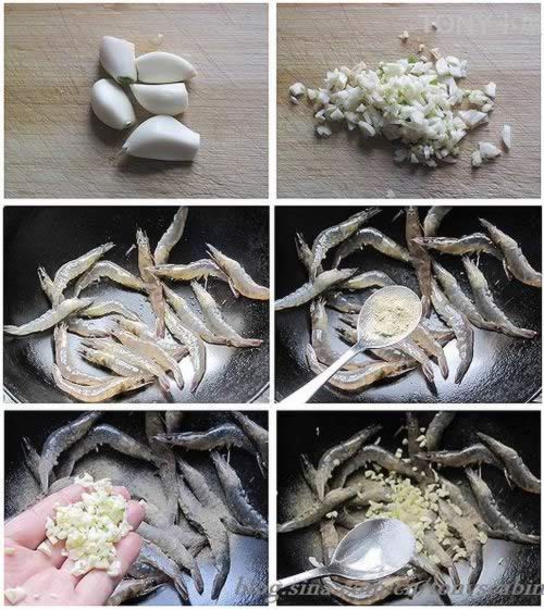 无油白胡椒虾的做法