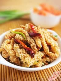 芝麻藕丝的做法 芝麻藕丝的做法