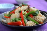 盐爆鱿鱼卷的做法,怎么做,如何做好吃,图解详细步骤的做法