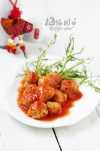 茄汁素丸子的做法 茄汁素丸子的做法