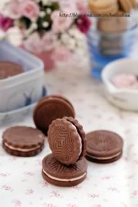 奶油夹心巧克力饼的做法,怎么做,如何做好吃,图解详细步骤的做法