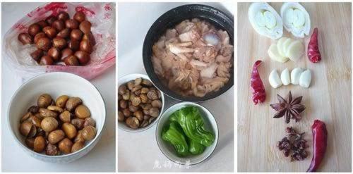 板栗红烧鸡的做法