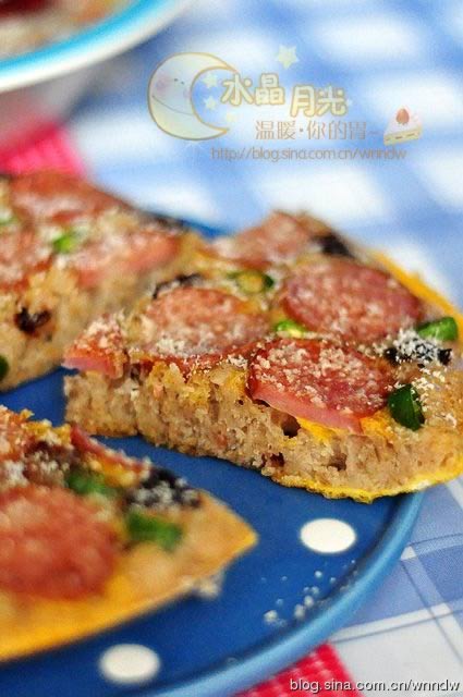 平底锅红肠全麦发糕饼的做法