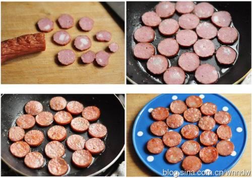 平底锅红肠全麦发糕饼的做法