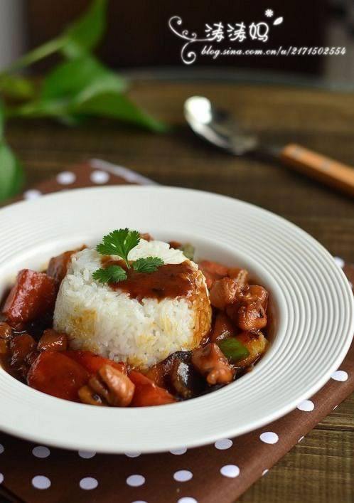 照烧鸡肉土豆饭的做法