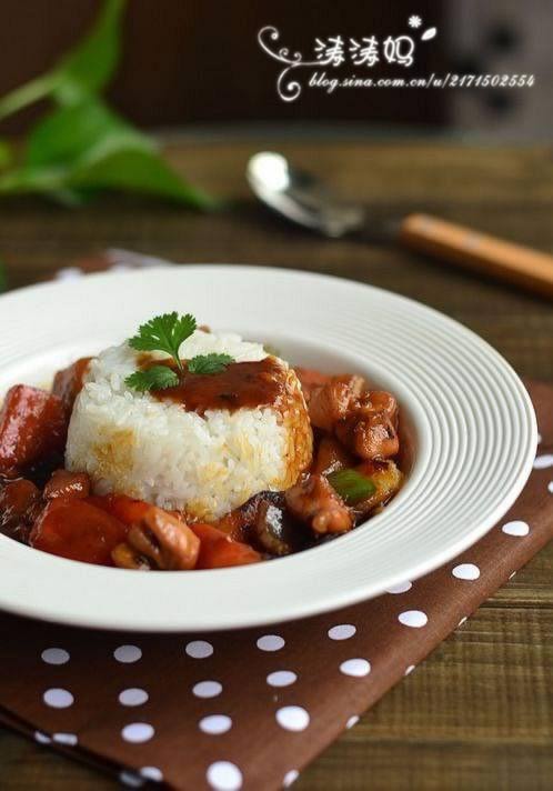 照烧鸡肉土豆饭的做法