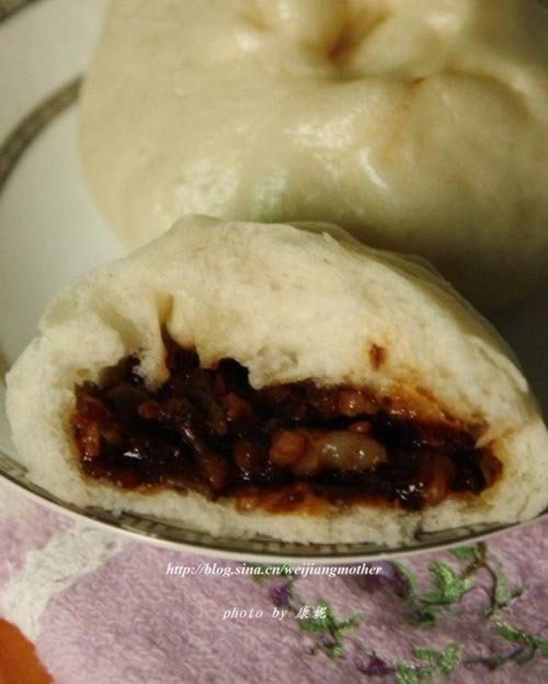 梅干菜卤肉包的做法