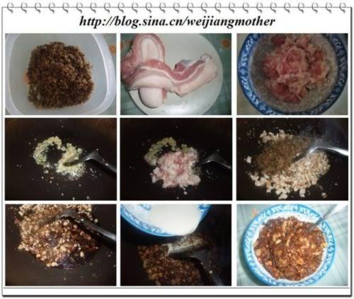 梅干菜卤肉包的做法