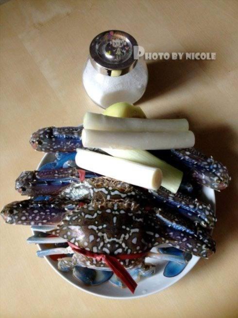 姜葱炒花蟹的做法