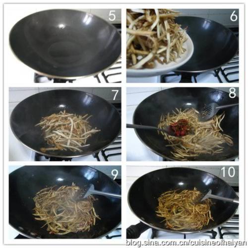 XO酱干煸茶树菇的做法