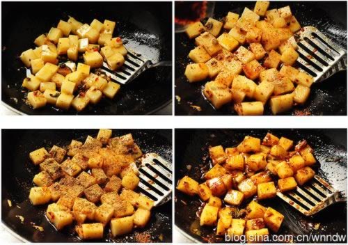 香辣米凉粉的做法