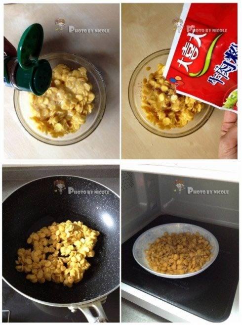 五香玉米脆片的做法