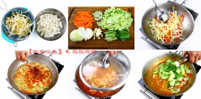 韩式素炒年糕的做法