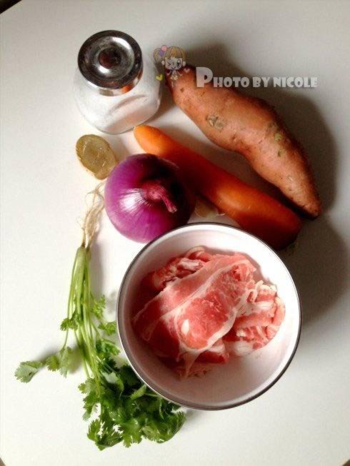 番薯肥牛汤的做法