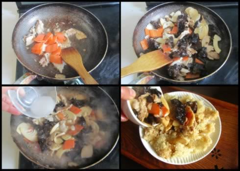 锅巴肉片的做法