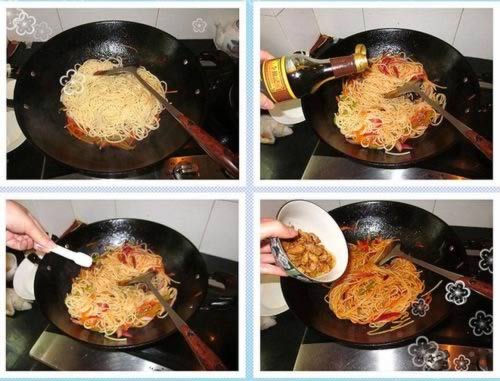 芒果茄汁意大利面的做法