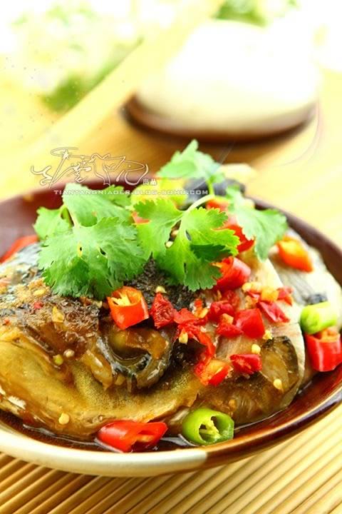 家常椒香鱼头的做法