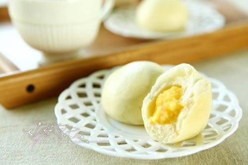 奶黄包的做法