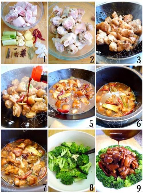 红烧猪蹄的做法