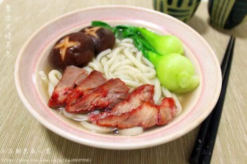 骨汤叉烧乌冬的做法