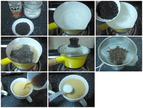 香草糖奶茶的做法