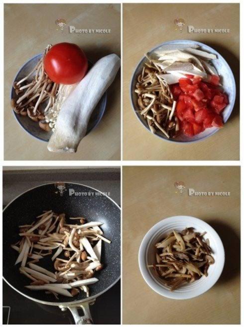 蘑菇莜面鱼鱼的做法