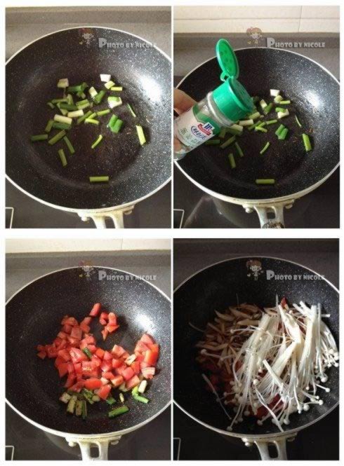 蘑菇莜面鱼鱼的做法