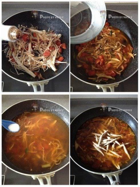 蘑菇莜面鱼鱼的做法