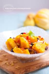 烤南瓜沙拉的做法,怎么做,如何做好吃,图解详细步骤的做法