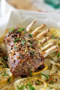 嫩烤羊排配土豆的做法,怎么做,如何做好吃,图解详细步骤的做法