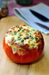 奶酪焗松仁小南瓜的做法 奶酪焗松仁小南瓜的做法