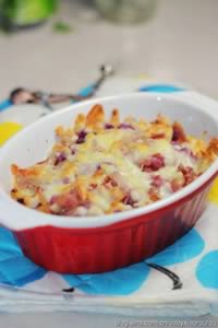 萨拉米肠芝士炬紫山药的做法,怎么做,如何做好吃,图解详细步骤的做法