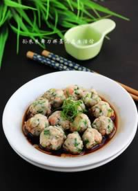 豉油鲜虾韭菜丸的做法,怎么做,如何做好吃,图解详细步骤的做法