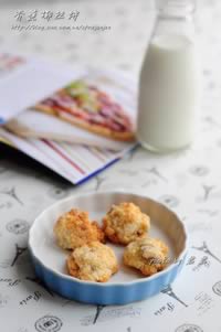 香蕉椰丝饼的做法,怎么做,如何做好吃,图解详细步骤的做法