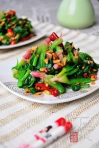 花生拌红根菠菜的做法 花生拌红根菠菜的做法