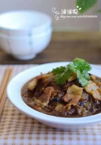 下饭菜苦瓜香焖五花肉的做法,怎么做,如何做好吃,图解详细步骤的做法