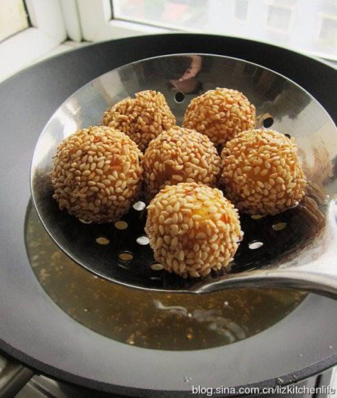 红薯小麻团的做法