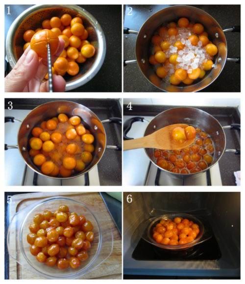 金桔蜜饯的做法