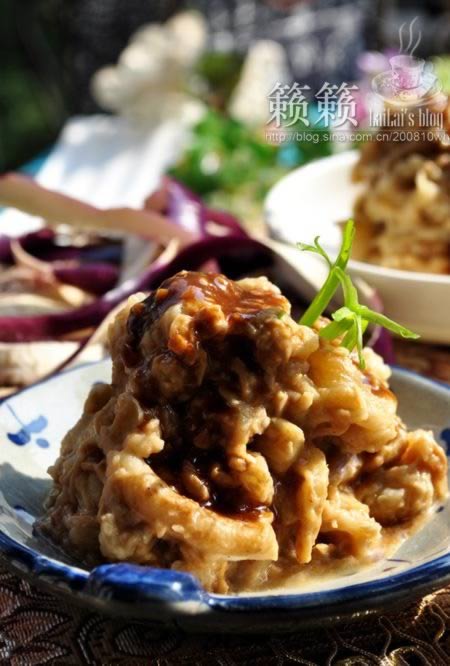 蒜味茄子泥的做法