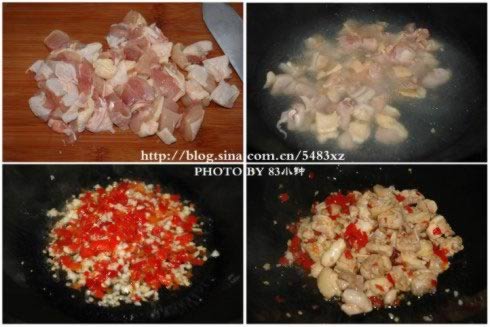 剁椒炒鸡丁的做法