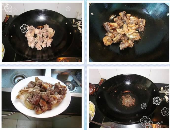 魔芋焖鸭的做法