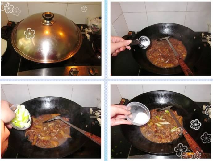 魔芋焖鸭的做法