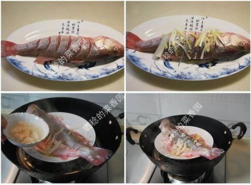 酒酿蒸鲈鱼的做法