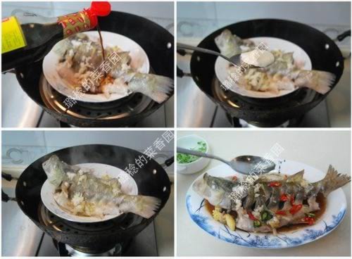 酒酿蒸鲈鱼的做法